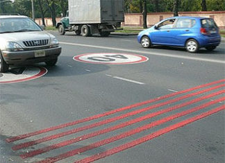 Параметры выбора машины для разметки дороги