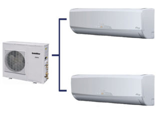 Особенности сплит системы на две комнаты