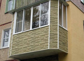 Отделка балкона с наружной стороны