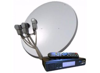Установка оборудования для спутникового вещания в квартире