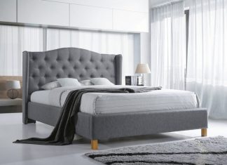 Выбираем двуспальную кровать из ткани