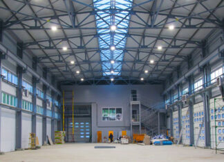 Освещение для производственных помещений