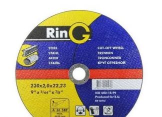 Диски по металлу Ring абразив