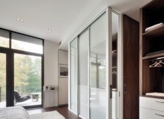 Радиусные шкафы-купе в интерьере