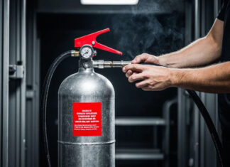 Особенности перезарядки порошковых и углекислотных огнетушителей